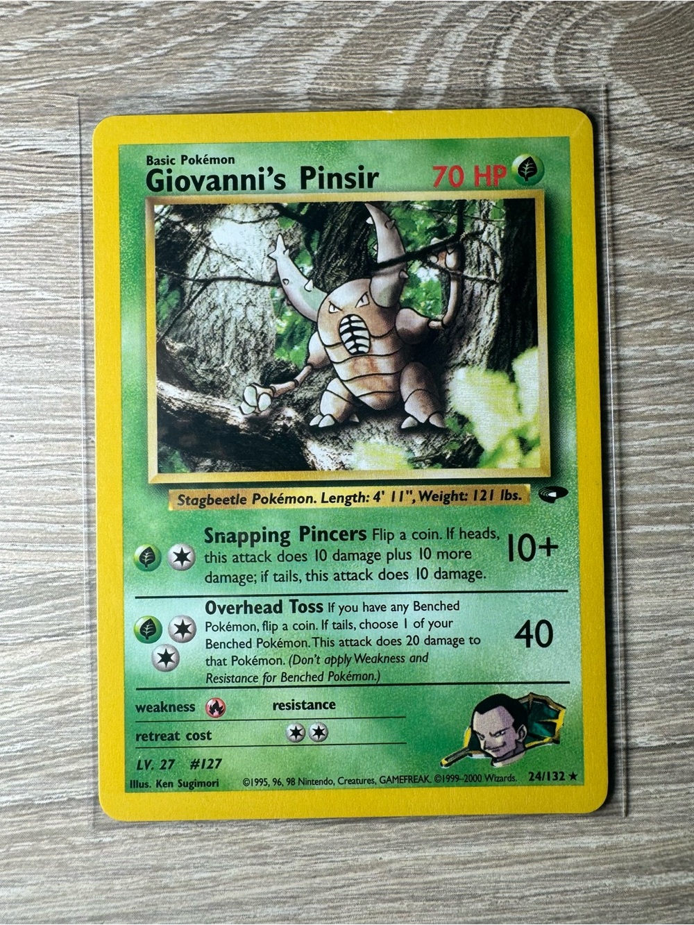 Giovanni's Pinsir #24/Pokemon Gym Challenge